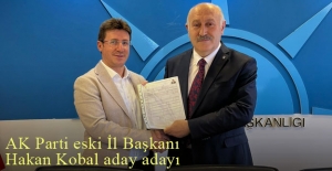 AK Parti Bayburt eski İl Başkanı Hakan Kobal, milletvekili aday adayı