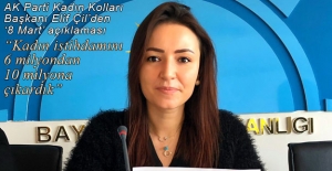 AK Parti Bayburt Kadın Kolları'ndan '8 Mart' açıklaması