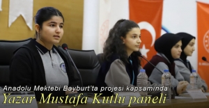 Bayburt'ta Yazar Mustafa Kutlu Paneli