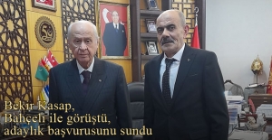 MHP Bayburt Milletvekili Aday Adayı Bekir Kasap, başvurusunu Ankara'da yaptı