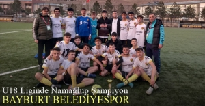 U18 Gençler Liginde Namağlup Şampiyon Bayburt Belediyespor