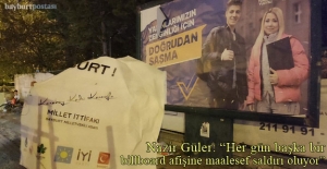 Nazir Güler: "Her gün başka bir billboard afişine maalesef saldırılar oluyor"