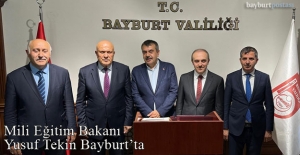 Milli Eğitim Bakanı Yusuf Tekin'in Bayburt ziyareti