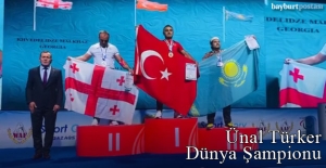 Bayburtlu Bilekçi Ünal Türker Kazakistan’da Dünya Şampiyonu 