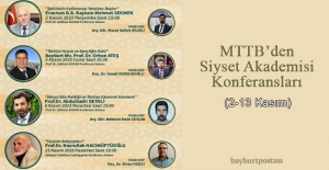 MTTB Bayburt Teşkilatı'ndan Siyaset Akademisi konferansları