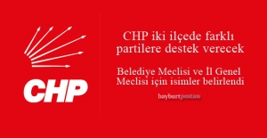 Bayburt CHP, iki ilçede destekleyecekleri isimleri ve meclis üyesi adaylarını açıkladı