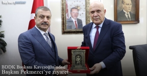 BDDK Başkanı Kavcıoğlu'ndan Başkan Pekmezci'ye ziyaret