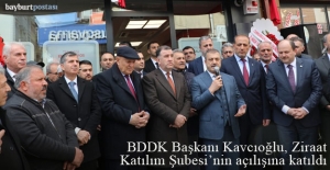 BDDK Başkanı Kavcıoğlu, Ziraat Katılım Bayburt Şubesi'nin açılışına katıldı