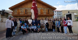 Bayburt'ta öğrencilere 'Turizm Haftası' gezisi