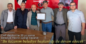 CHP Bayburt'ta 35 yıl sonra belediye meclis üyeliği kazandı!