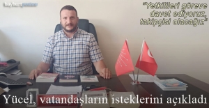 CHP Bayburt İl Başkanı Yücel, vatandaşların taleplerini açıkladı