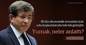 Bayburt'un sorunları Başbakan Davutoğlu'na iletildi