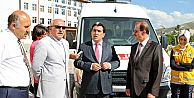 Bayburt Üniversitesi ambulans hibe etti 