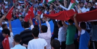 Erzurumlular Filistin ve Doğu Türkistan için yürüdü
